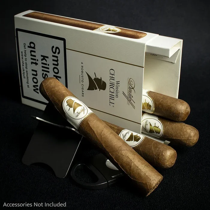 Davidoff Winston Churchill Statesman Robusto Cigars – Pack of 4