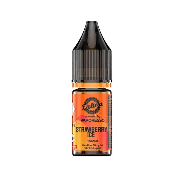 Deliciu V2 Strawberry Ice 10ml Nicotine Salt E-liquid