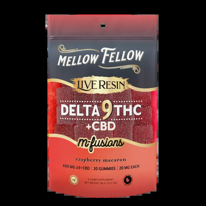 Delta 9 Live Resin Edibles 400mg – Raspberry Macaron