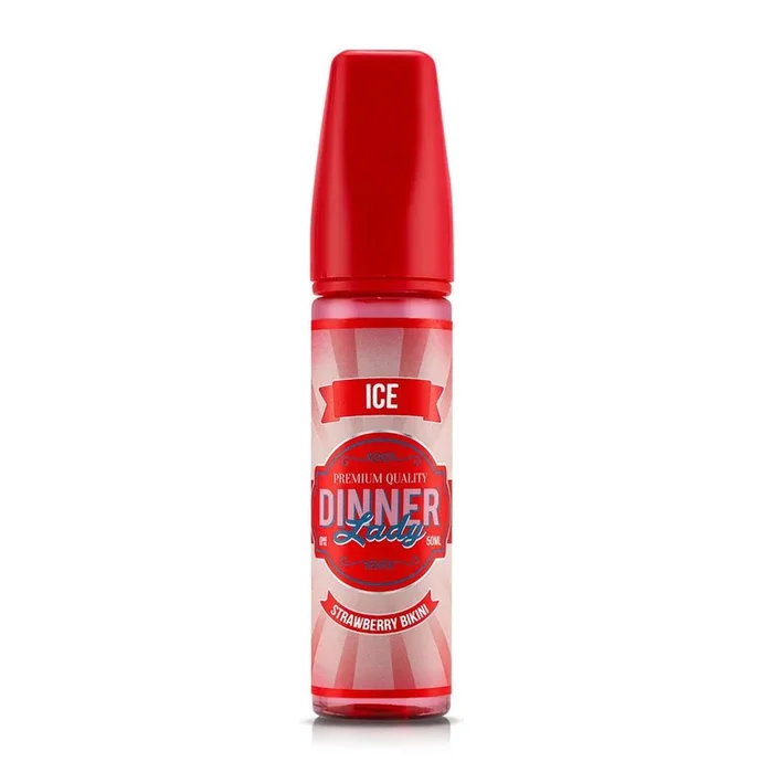 Dinner Lady Strawberry Bikini Ice 50ml Shortfill E-Liquid