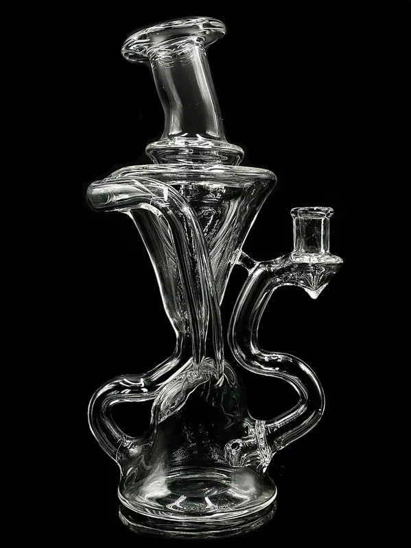 Donjah Glass – Clear Recycler (8 “)
