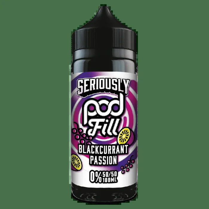 Doozy Pod Fill 100ml E-Liquid Shortfill Blackcurrant Passion