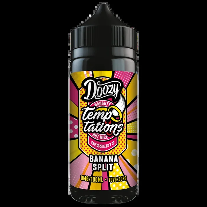 Doozy Temptations – Banana Split 100ml Short-fill