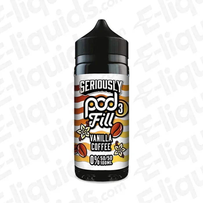 Doozy Vape Co Vanilla Coffee Seriously Pod Fill 3 Shortfill E-liquid