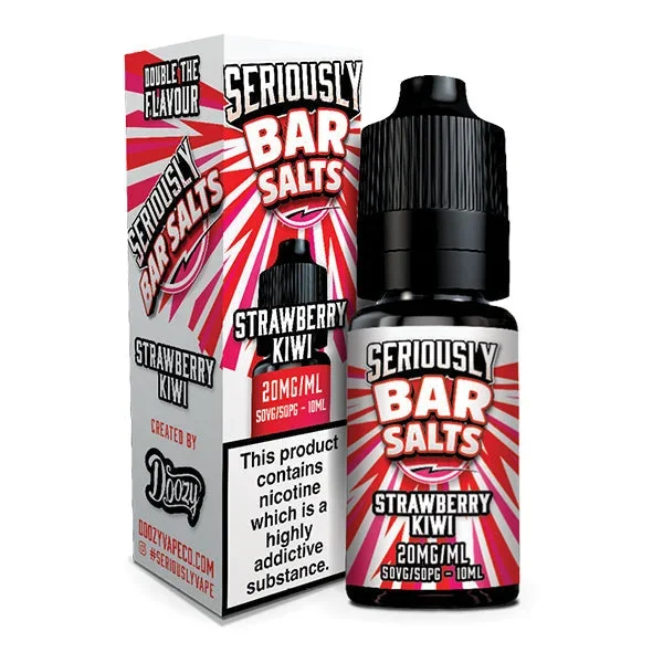 Doozy Vape Seriously Bar Salts Strawberry Kiwi 10ml Nic Salt