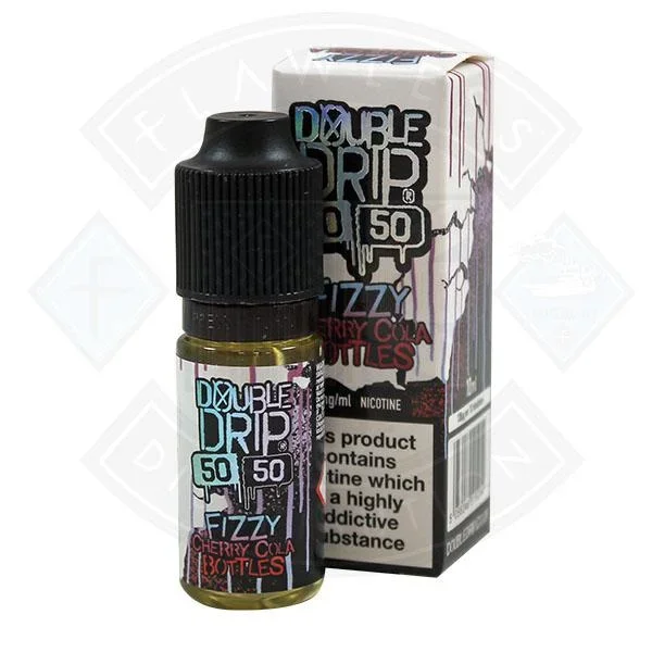Double Drip 50:50 Fizzy Cherry Cola Bottles – 10ml