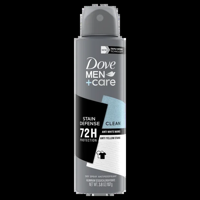 Dove Men +Care Stain Defence Clean Deo Body Spray 107g