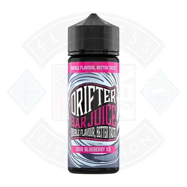 Drifter Bar Juice – Sour Blueberry Ice 0mg 100ml Shortfill