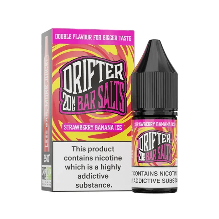 Drifter Bar Salt Strawberry Banana Ice 10ml Nic Salt E-Liquid