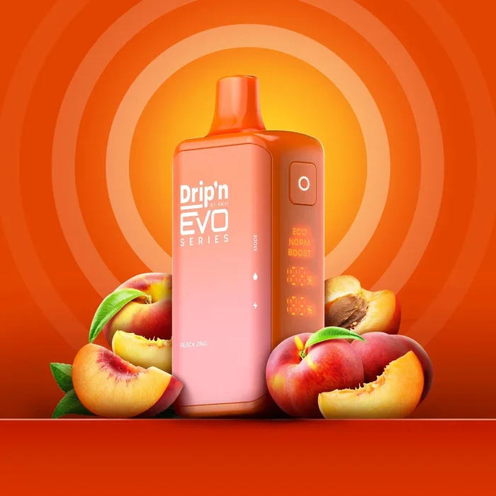 Drip’n by Envi EVO Series 28K (28000) Disposable – Peach Zing