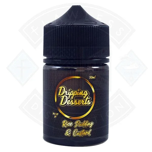 Dripping Desserts Rice Pudding & Custard 0mg 50ml Shortfill