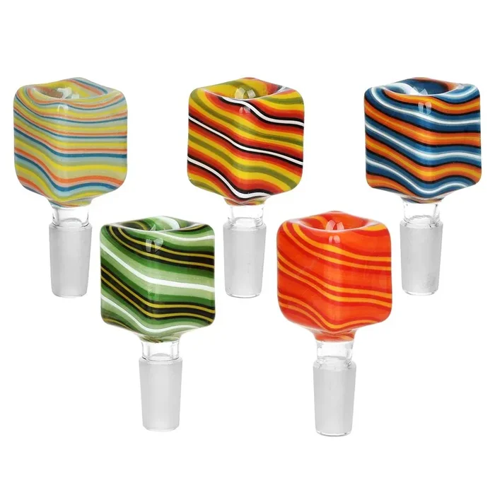 Drum Style Herb Slide | 14mm M | Assorted Styles | 20 Pack