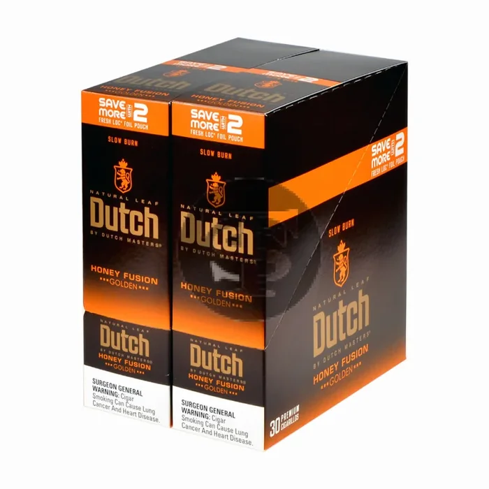 Dutch Masters Foil Fresh Honey Fusion Cigarillos 30 Packs of 2