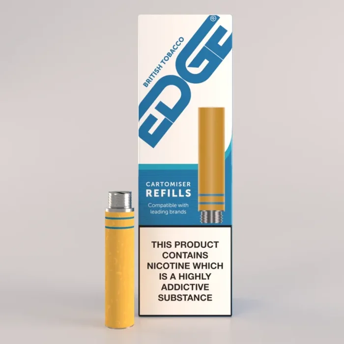 EDGE Cartomisers – British Tobacco – Pack of 3