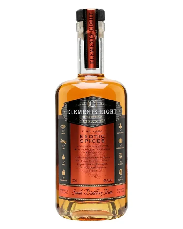 Elements Eight Exotic Rum, 70 cl