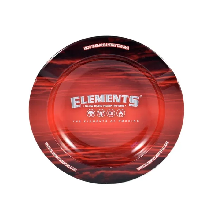 Elements Metal Ashtray – Red
