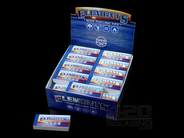 Elements Wide Rolling Tips 50/Box