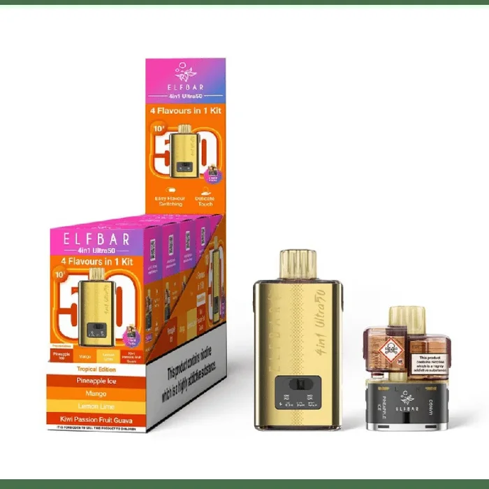 Elf Bar 4in1 Ultra 50 Prefilled Pod Kit Tropical Edition