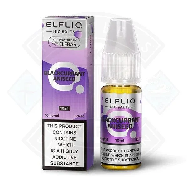 Elf Bar ELFLIQ Blackcurrant Aniseed Nic Salt 10ml