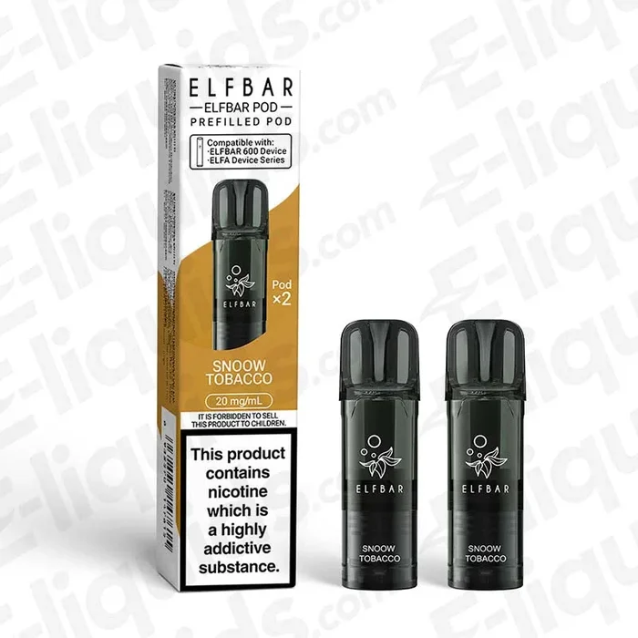 Elfbar 600 Snoow Tobacco Prefilled Pod