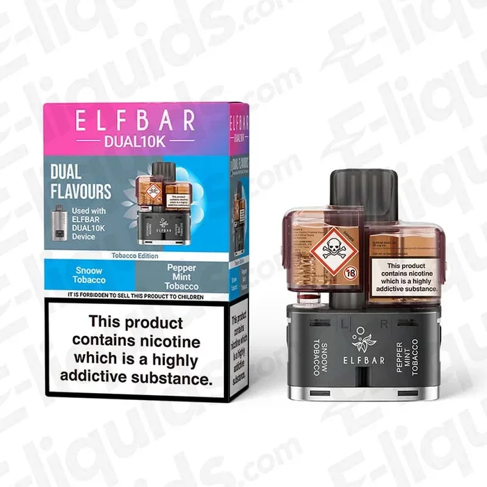 Elfbar Dual 10K Tobacco Edition Prefilled Pod