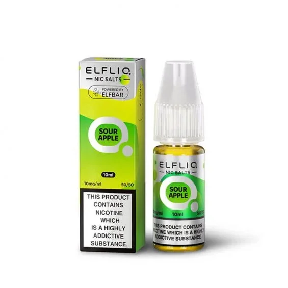 Elfliq Sour Apple Nic Salt 10mg