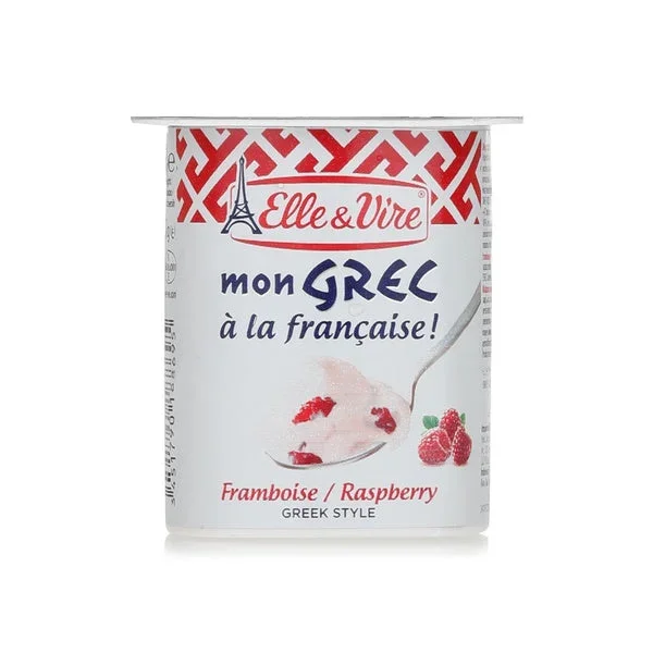 Elle & Vire Raspberry Greek Style Yogurt 125g