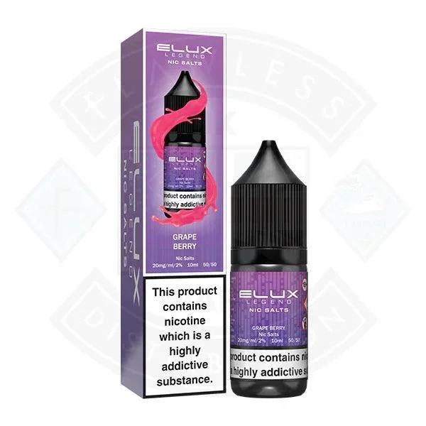 Elux Legend Nic Salt – Grape Berries 10ml