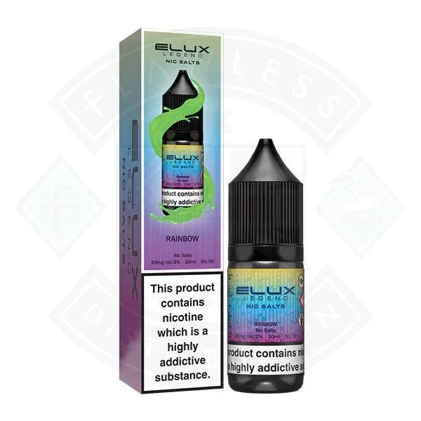Elux Legend Nic Salt – Rainbow 10ml