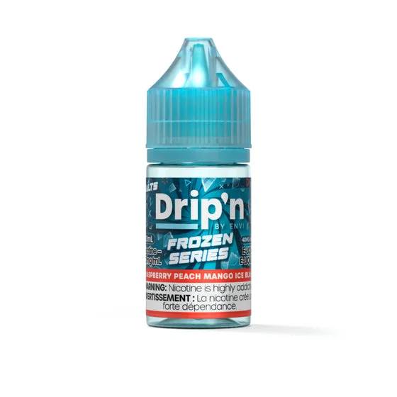 Envi Drip’n Frozen E-Liquid – Raspberry Peach Mango Ice Blast