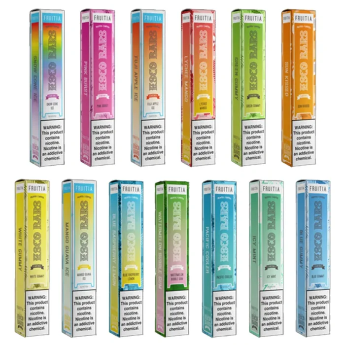 Esco Bars Fruitia Mesh Disposable 2500 Puffs 6mL 50mg | MOQ 10