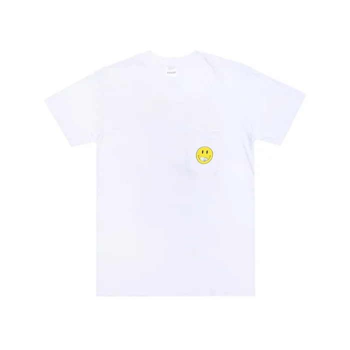Everything Will Be OK Pocket Tee (White)