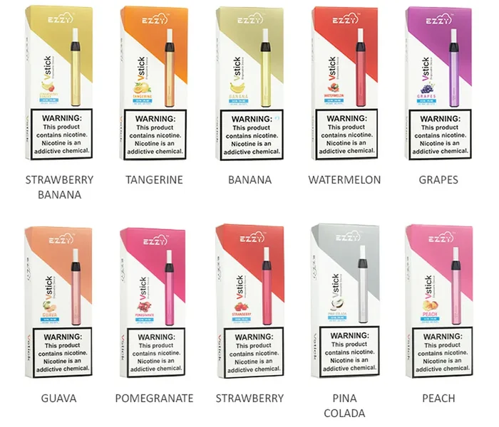 EZZY Vstick Disposable E-Cigs – Pack of 10
