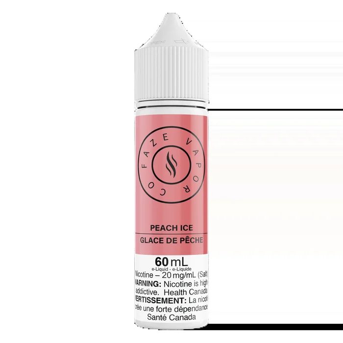 Faze Vapor Co 60mL Salts – Peach Ice