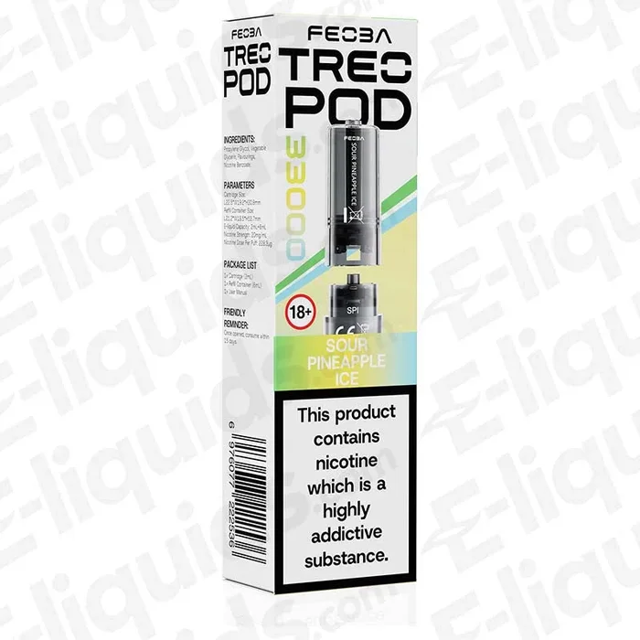 Feoba Treo 33K Sour Pineapple Ice Prefilled Pod