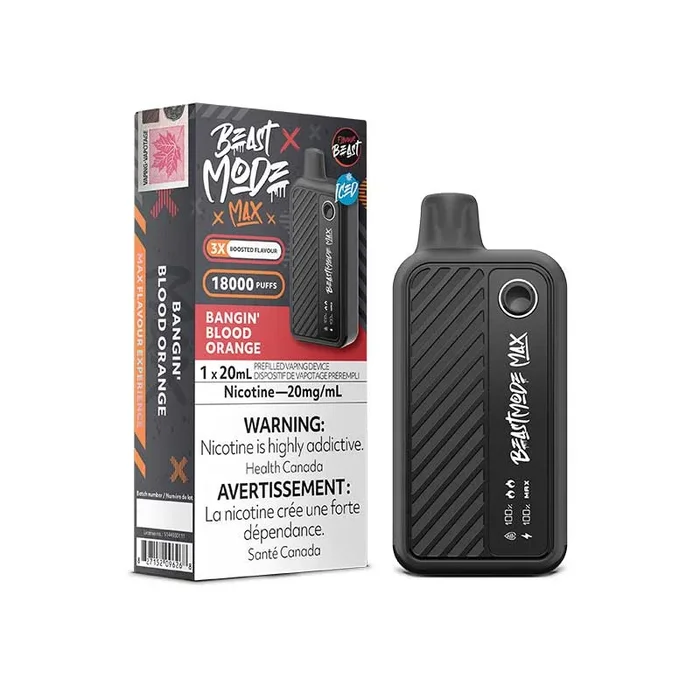 Flavour Beast Beast Mode Max 18K Disposable – Bangin’ Blood Orange Iced