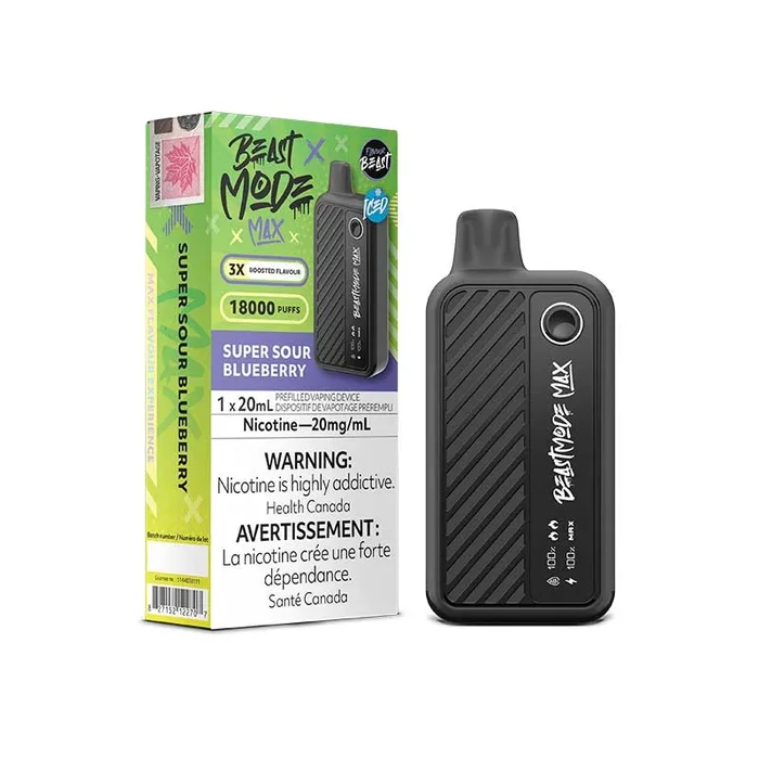 Flavour Beast Beast Mode Max 18K Disposable – Super Sour Blueberry