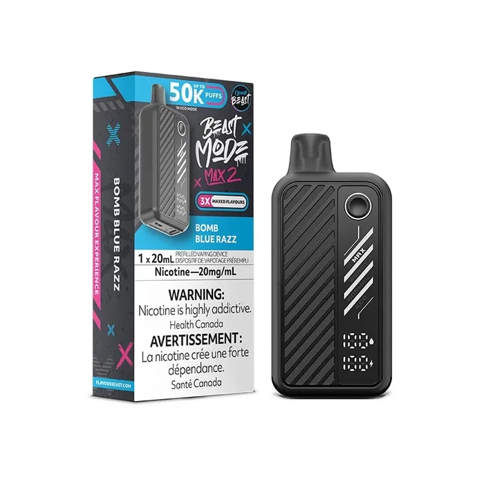 Flavour Beast Beast Mode Max 2 Disposable – Bomb Blue Razz (MB)
