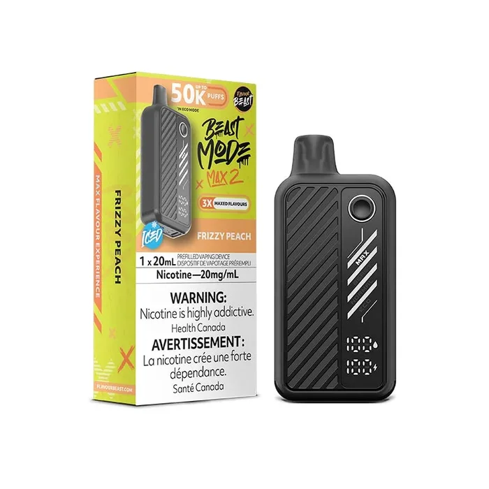 Flavour Beast Beast Mode Max 2 Disposable – Iced Frizzy Peach (MB)