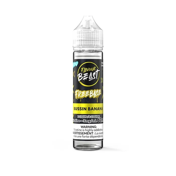 Flavour Beast E-Liquid Bussin Banana Iced