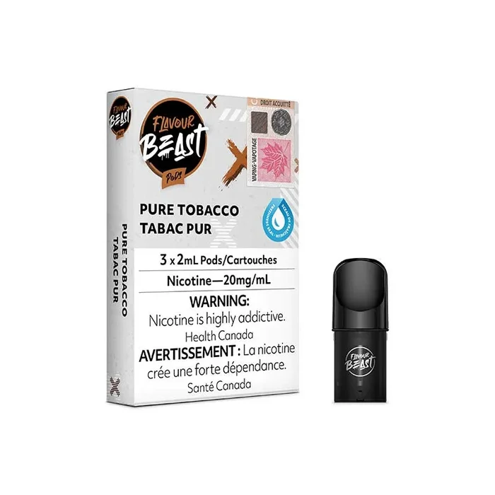 Flavour Beast Pod Pack – Pure Tobacco