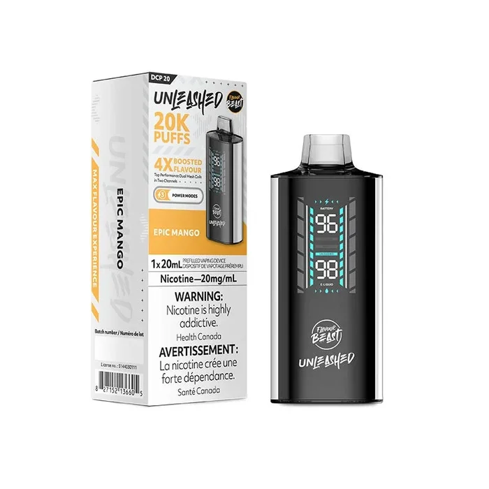 Flavour Beast Unleashed DCP 20K Disposable – Epic Mango Iced