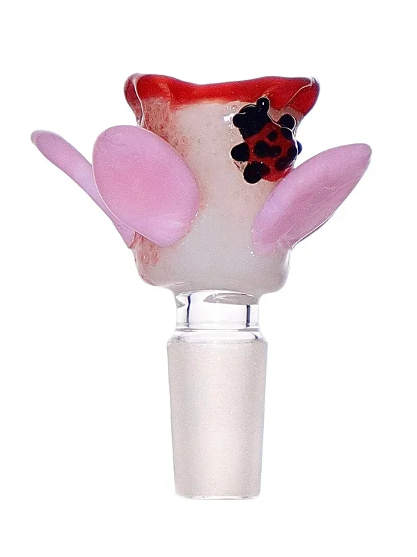 Flower Ladybug Bowl Slide (14mm)