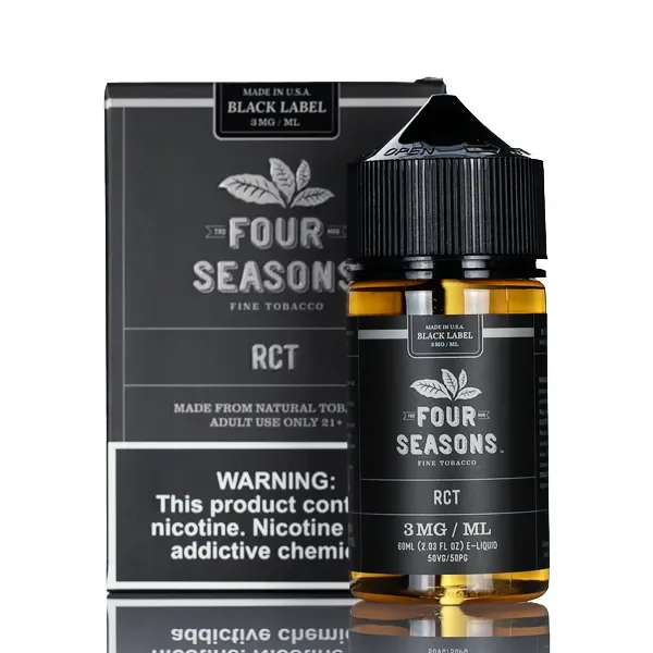 Four Seasons E-liquids – Black Label – RCT – 60ml