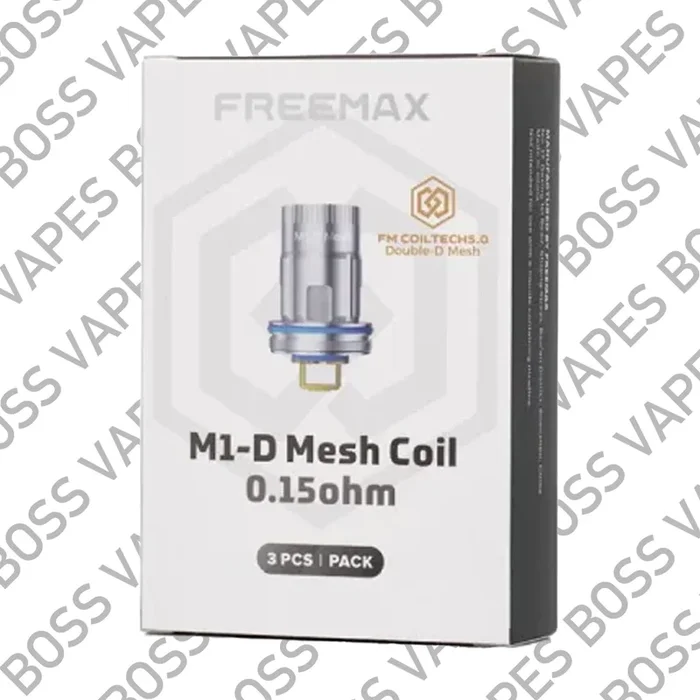 Freemax M1-D Mesh Coil 0.15ohm 3/PK [CRC Version] (Priced Individually)