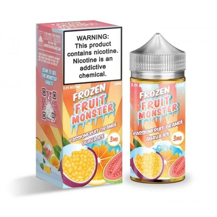 Frozen Fruit Monster – Iced Passionfruit Orange Guava – 100mL
