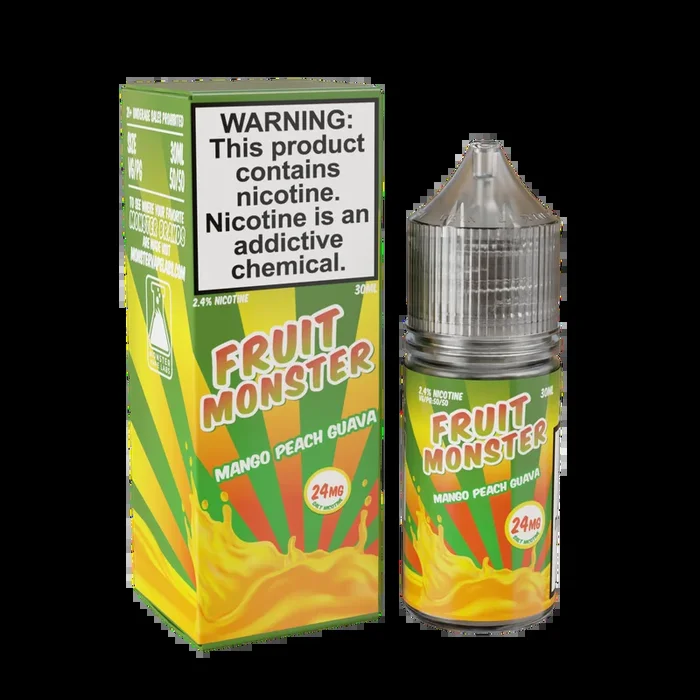 Fruit Monster Salt E-Liquid – Mango Peach Guava – 30ML Vape Juice