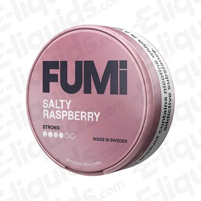 FUMI Salty Raspberry Nicotine Pouches Strong 8mg