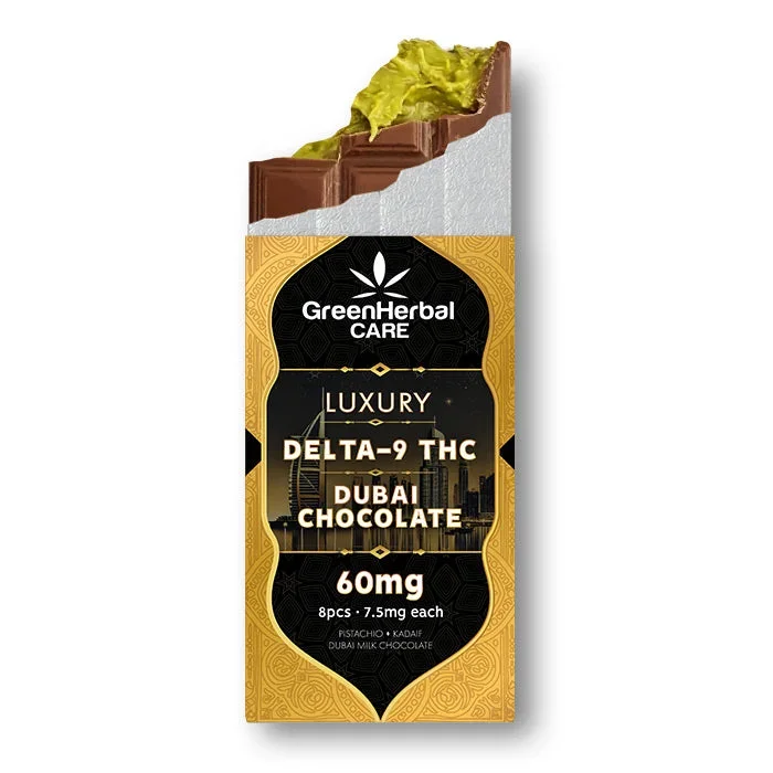 GHC Delta-9 THC Dubai Chocolate Bar