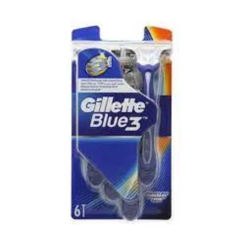 Gillette Blue3 Turbo Razor 6s